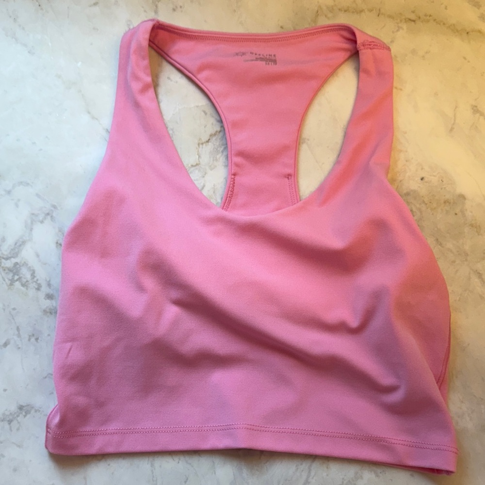 Aerie offline Pink Racerback Crop Bralette tank- Women Intimates & Sleepwear